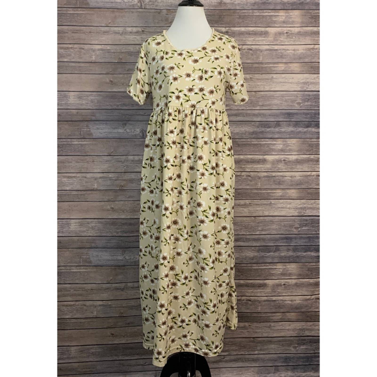 Vtg POMA Design In Paris Floral Dress