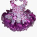 Girls pageant princess photoshoot birthday dress color lilac purple. 0-6months