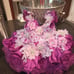 Girls pageant princess photoshoot birthday dress color lilac purple. 0-6months