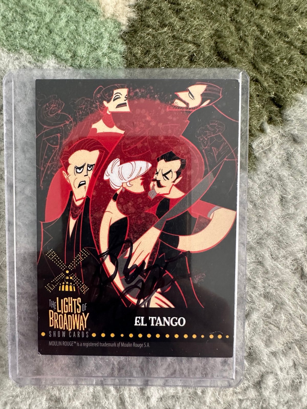 Moulin Rouge El Tango Lights of Broadway Signed Trading Card
