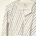 Roller Rabbit X Peloton Size Small White Printed Henley Pajama Top