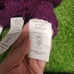 DONEGAL TWEED 100% pure wool plum purple dyed yarn