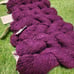 DONEGAL TWEED 100% pure wool plum purple dyed yarn