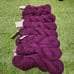DONEGAL TWEED 100% pure wool plum purple dyed yarn