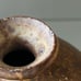 Studio Art Pottery 1971 Speckled Stoneware Squat Weed Pot Vase Signed VERNON