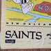 Vintage The Flintstones New Orleans Saints Towel