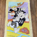 Vintage The Flintstones New Orleans Saints Towel