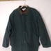 Mens Vintage LL Bean Green Plaid Blanket Lined Chore Barn Jacket Sz Large