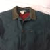 Mens Vintage LL Bean Green Plaid Blanket Lined Chore Barn Jacket Sz Large