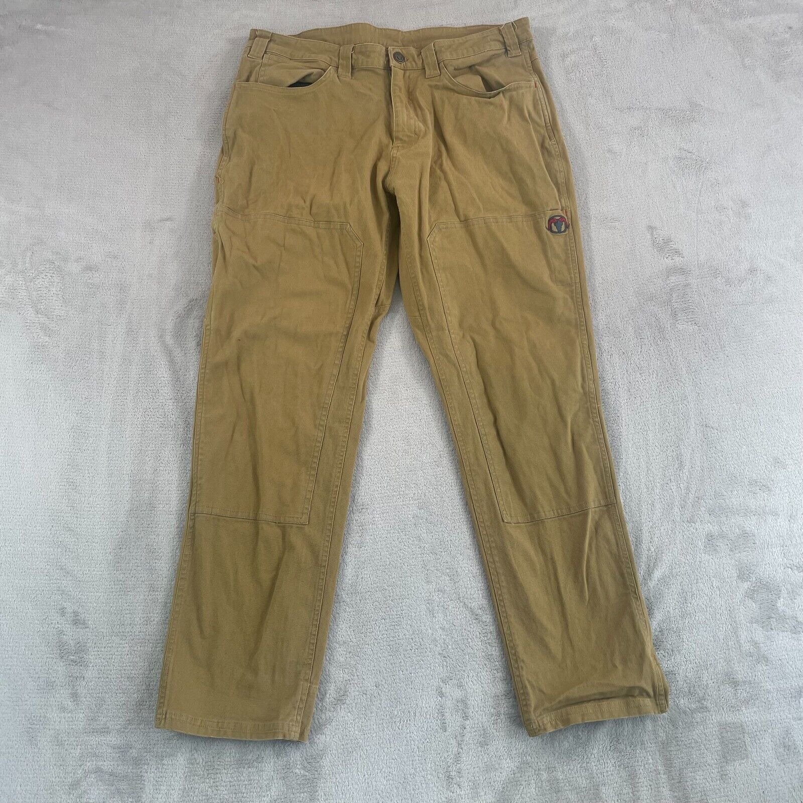 Black Ovis 3D Field Pants Men 34x30 (Tag 36x32) Hazelwood Double Knee Utility