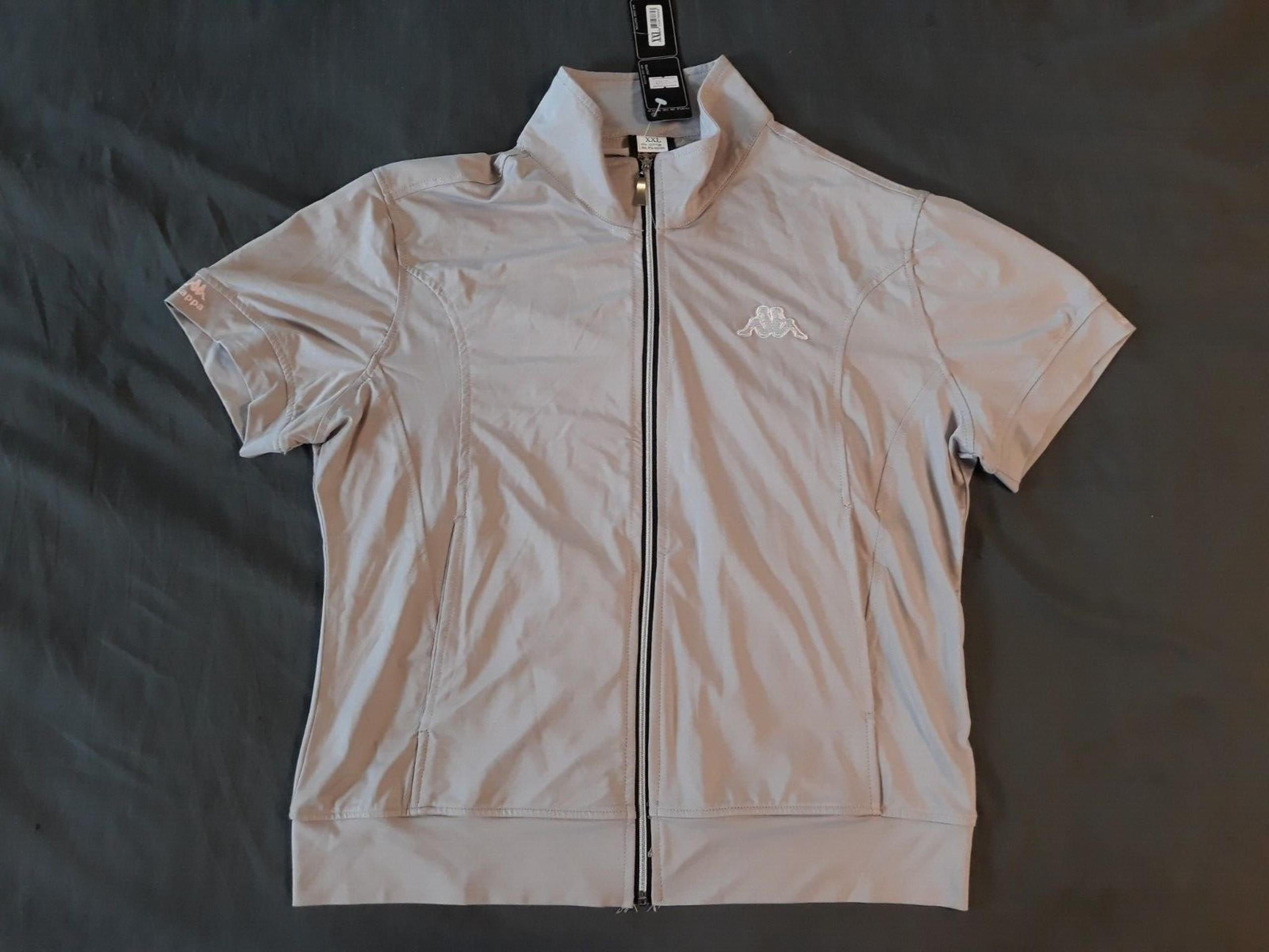 Womens KAPPA Cute Zip-Up Zipper Top Lightweight Jacket Sweater