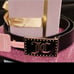 Juicy Couture Logo Buckle Rhinestone Belt