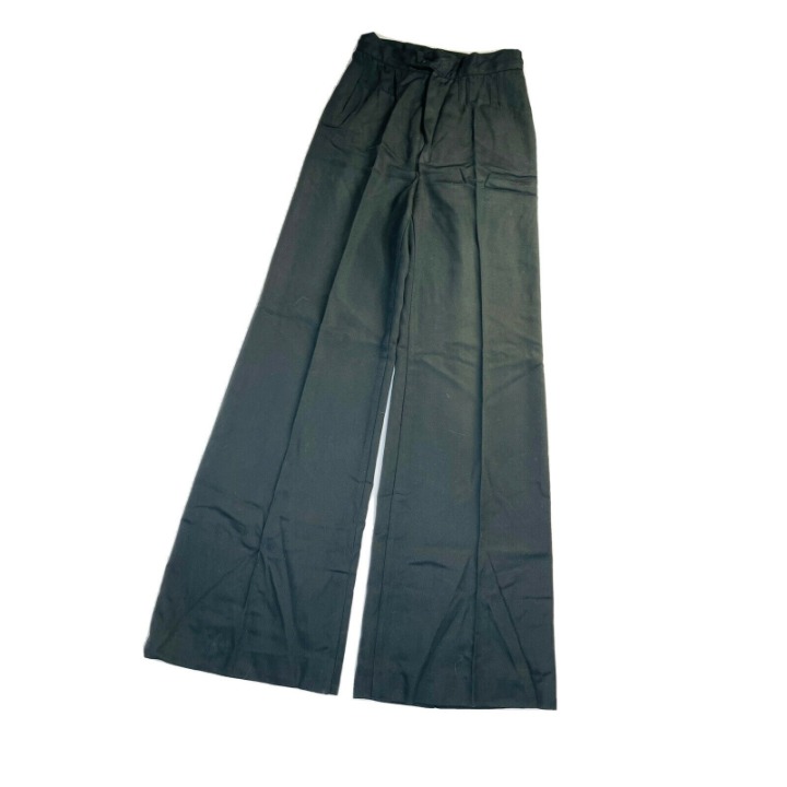 Vintage Gap High Rise Wide Leg Bell Bottom Trouser Pants Black Hippie Juniors 7
