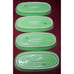 Vintage 1940's Majolica Ceramic Corn on the Cob plates- set of 4 -Made in Japan