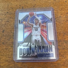 Ja Morant Signed Panini prizm card