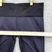 Lululemon Leggings 10* Purple Black Chevron Ruched Capri Cropped Stretch Women's
