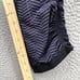 Lululemon Leggings 10* Purple Black Chevron Ruched Capri Cropped Stretch Women's