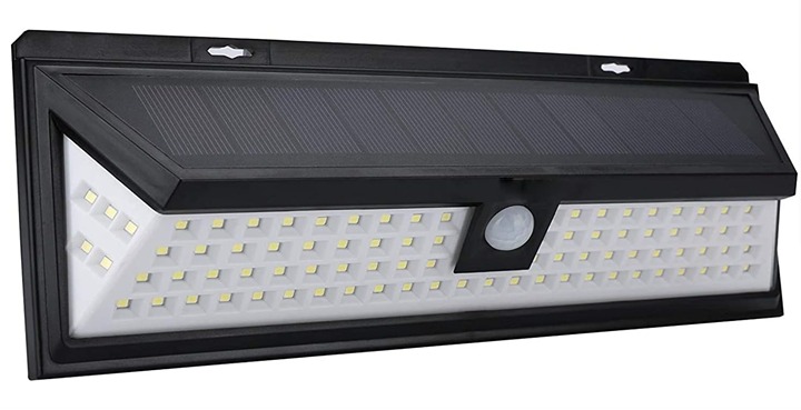 6PK Outdoor Solar Light Wall Light Outdoor Lighting 118LED Motion Sensor