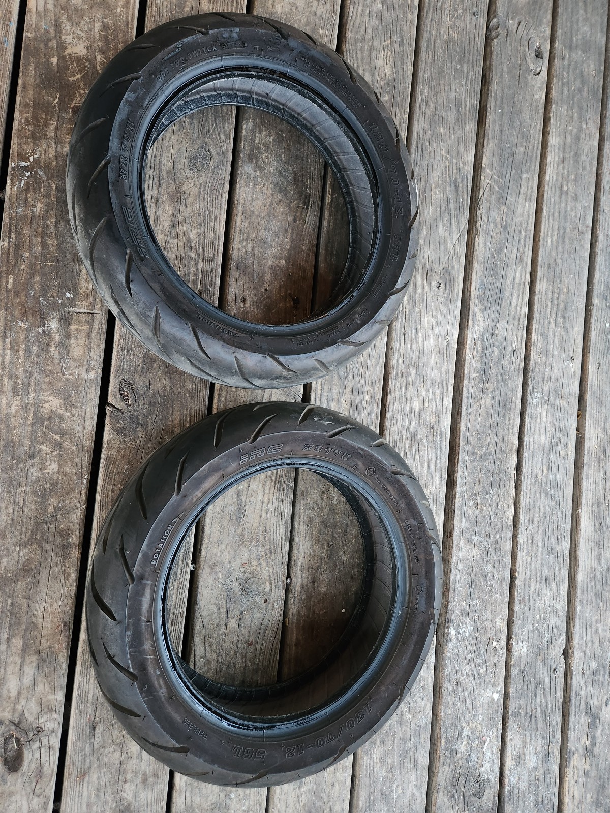 Honda grom stock tires