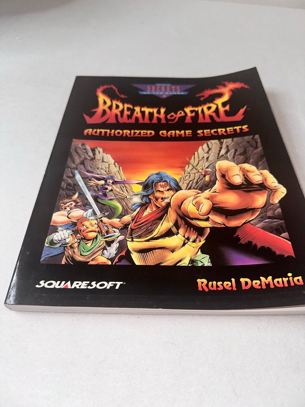 Breath of Fire Authorized Games Secrets Squaresoft 1994