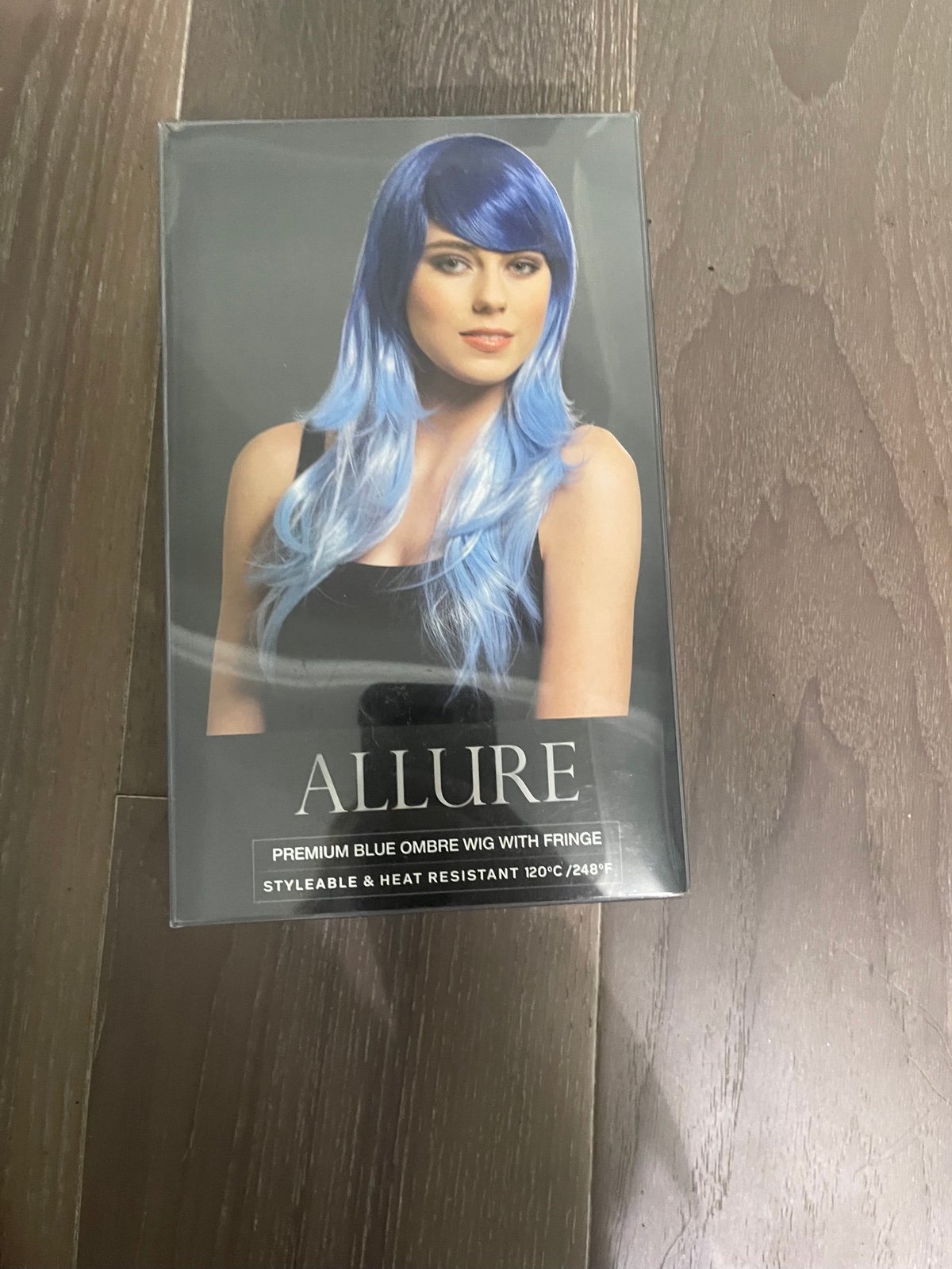 Allure Premium blue ombré wig with fringe. NWT