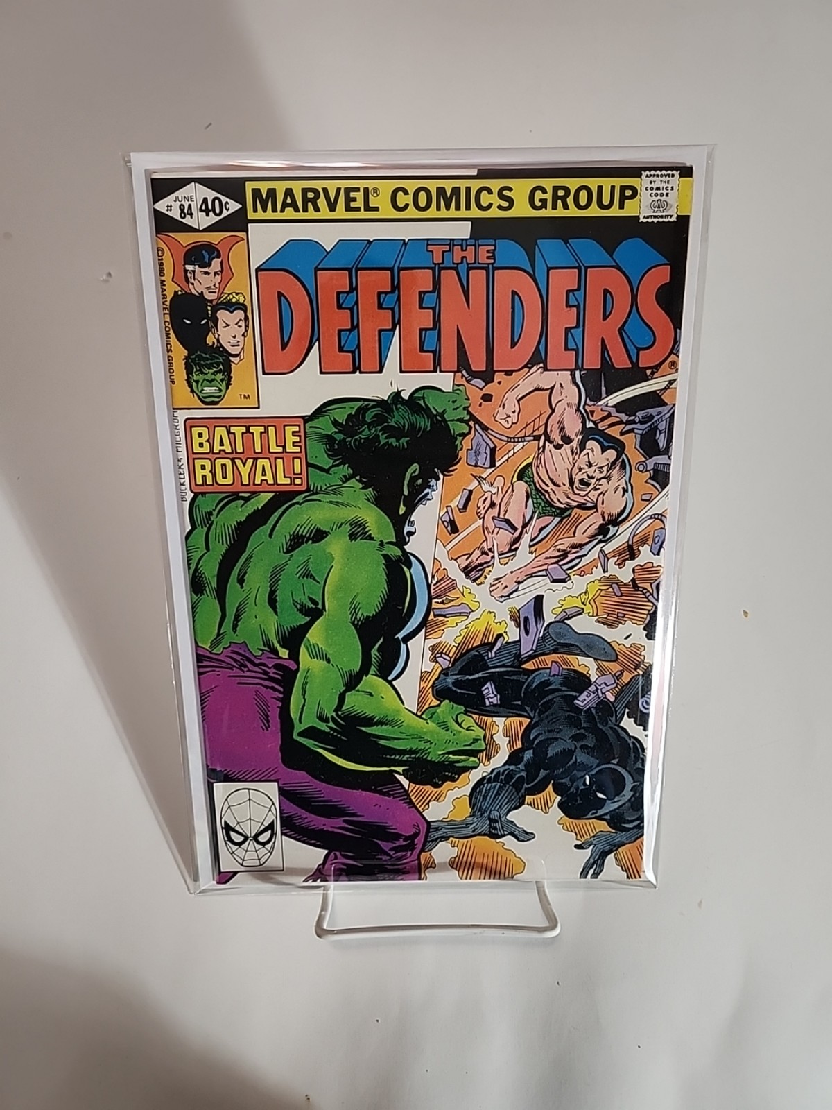 The Defenders #84 (Marvel 1980) 1st Sub-Mariner vs Black Panther Battle