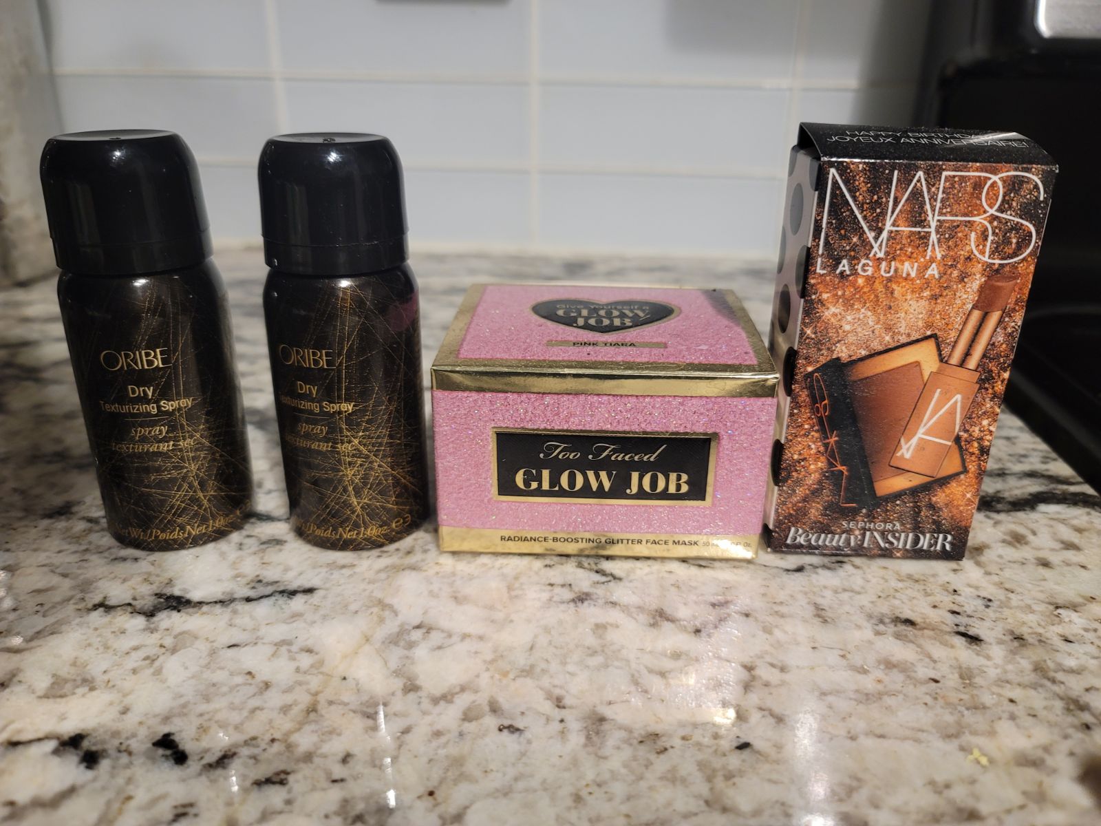 Makeup, hair care