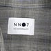NWT NN07 No Nationality Hans Shirt Gray Grey Check Plaid Button Front Sz M