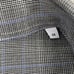 NWT NN07 No Nationality Hans Shirt Gray Grey Check Plaid Button Front Sz M