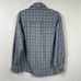 NWT NN07 No Nationality Hans Shirt Gray Grey Check Plaid Button Front Sz M