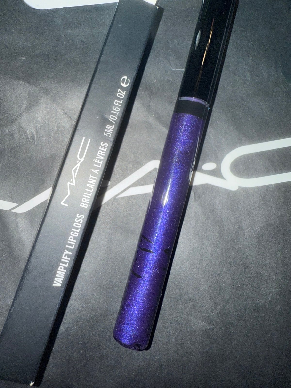 MAC Vamplify gloss in She-Rebel new purple RARE