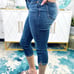 Judy blue mid rise capri size 1 NEW