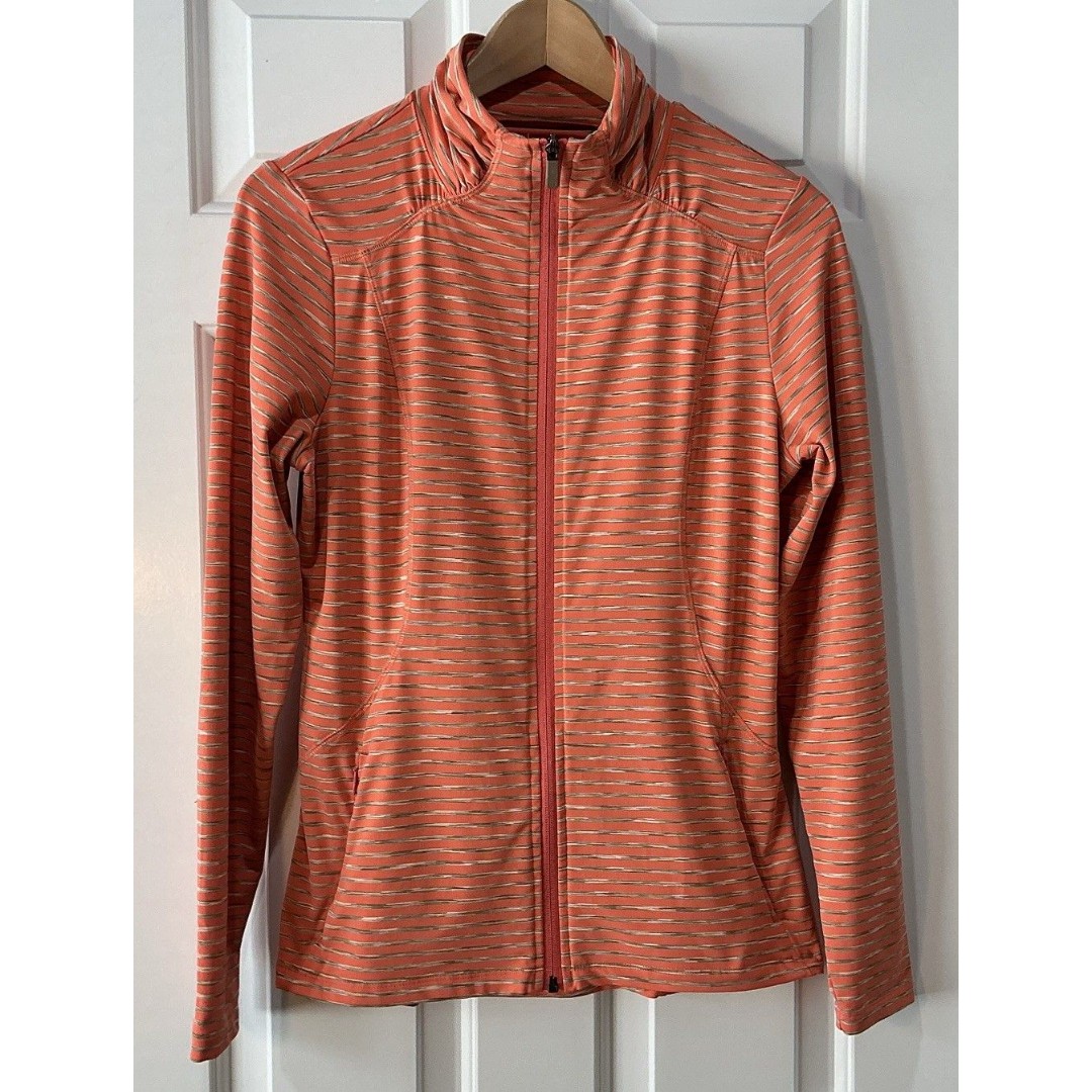 Lole Essential Active Jacket UPF 50 4-Way Stretch Wicking Full-Zip Pockets Large