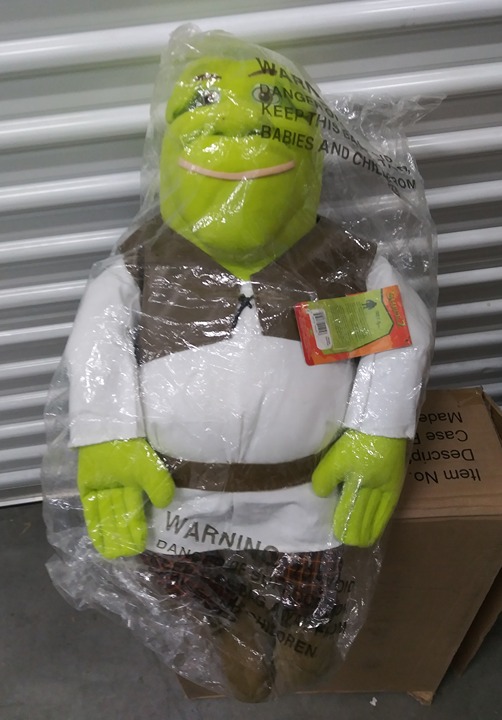 Dreamworks Shrek Movie 24 Inch JUMBO Shrek Stuffed Plush By Hasbro New