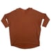 Bryn Walker Burnt Orange Dolman Sleeve Oversized Tunic Top Size XS Lagenlook
