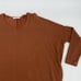 Bryn Walker Burnt Orange Dolman Sleeve Oversized Tunic Top Size XS Lagenlook