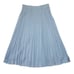 NWT Sezane Dune in Vintage Blue Pleated Chiffon Midi Skirt 44 / 12