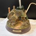 Thomas Kinkade Everetts Cottage Small Table Lamp & Lighted House Vintage Rustic