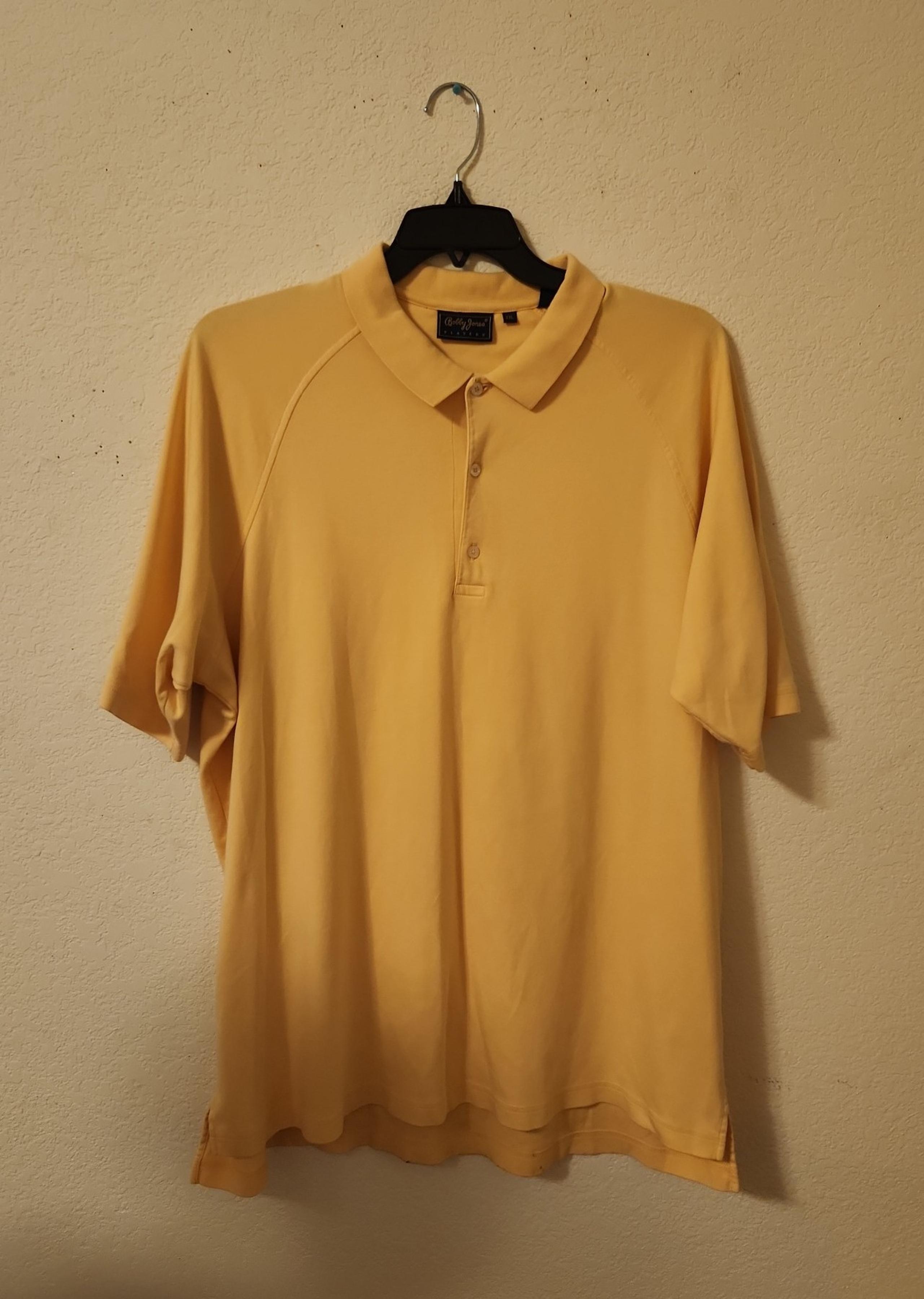 Bobby Jones Yellow Men Polo Shirts Size XXL