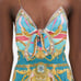Camilla Long Dress With Tie Front 100% Silk XS NWT