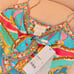 Camilla Long Dress With Tie Front 100% Silk XS NWT