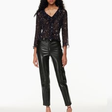 Aritzia Wilfred Nord vegan leather pants