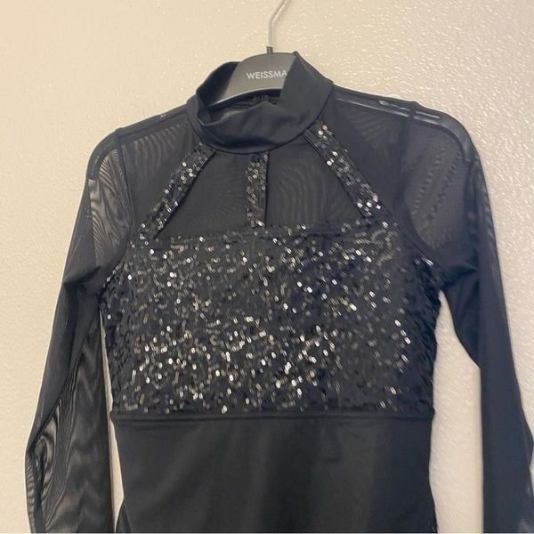 Sequin Caged Waist Leotard - Balera Performance - Dancewear Solutions