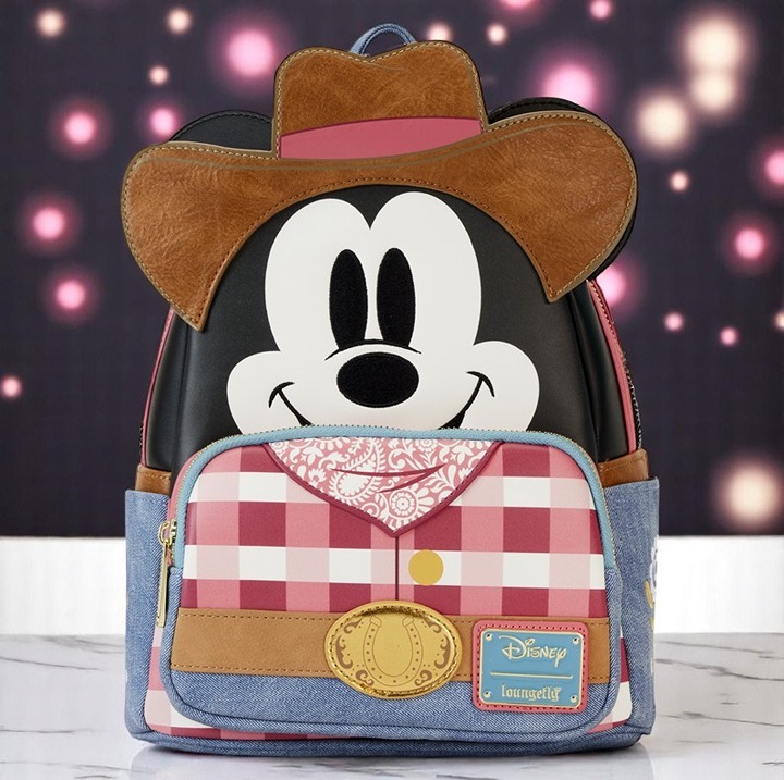 Western Mickey Mouse Cosplay Mini Backpack
