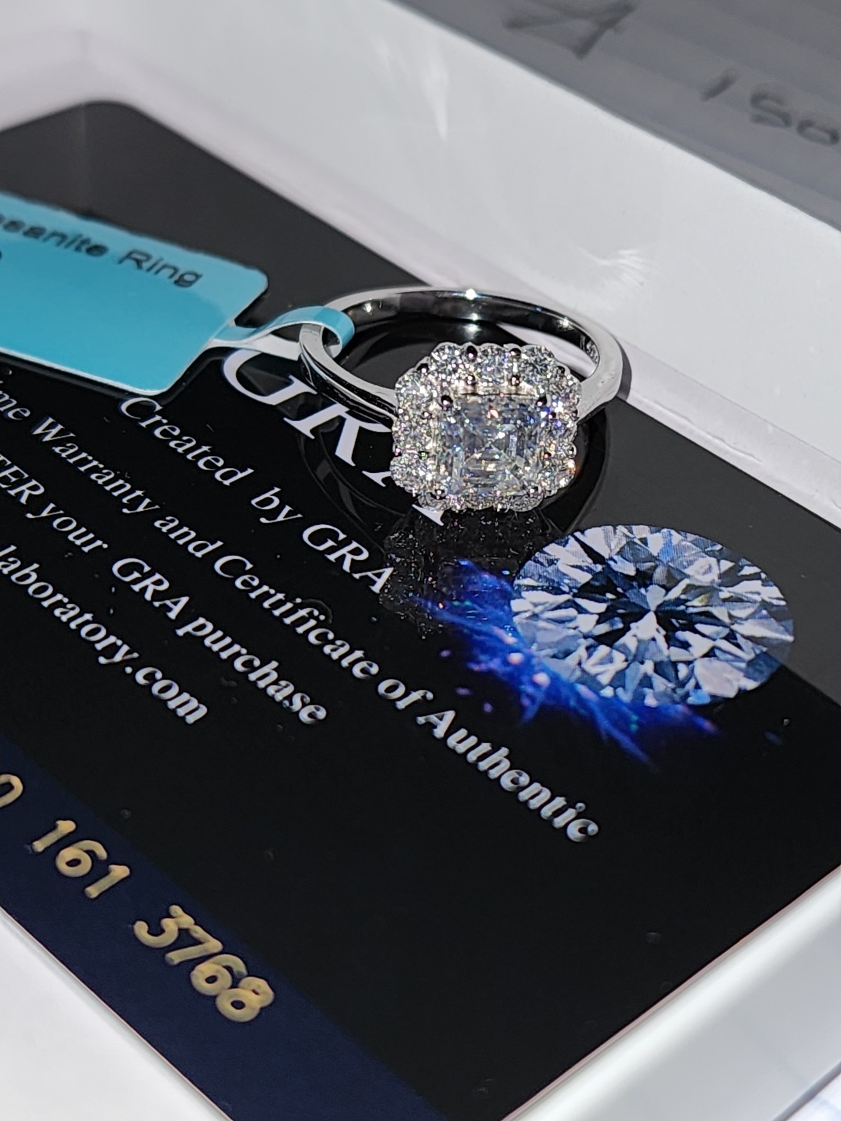 moissanite Ring 925