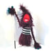 Burgundy Shaggy Shnoz-Pro, Professional Monster Hand Puppet