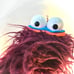 Burgundy Shaggy Shnoz-Pro, Professional Monster Hand Puppet