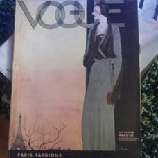 Vogue, Oct. 13 1930 Paris Fashions rare