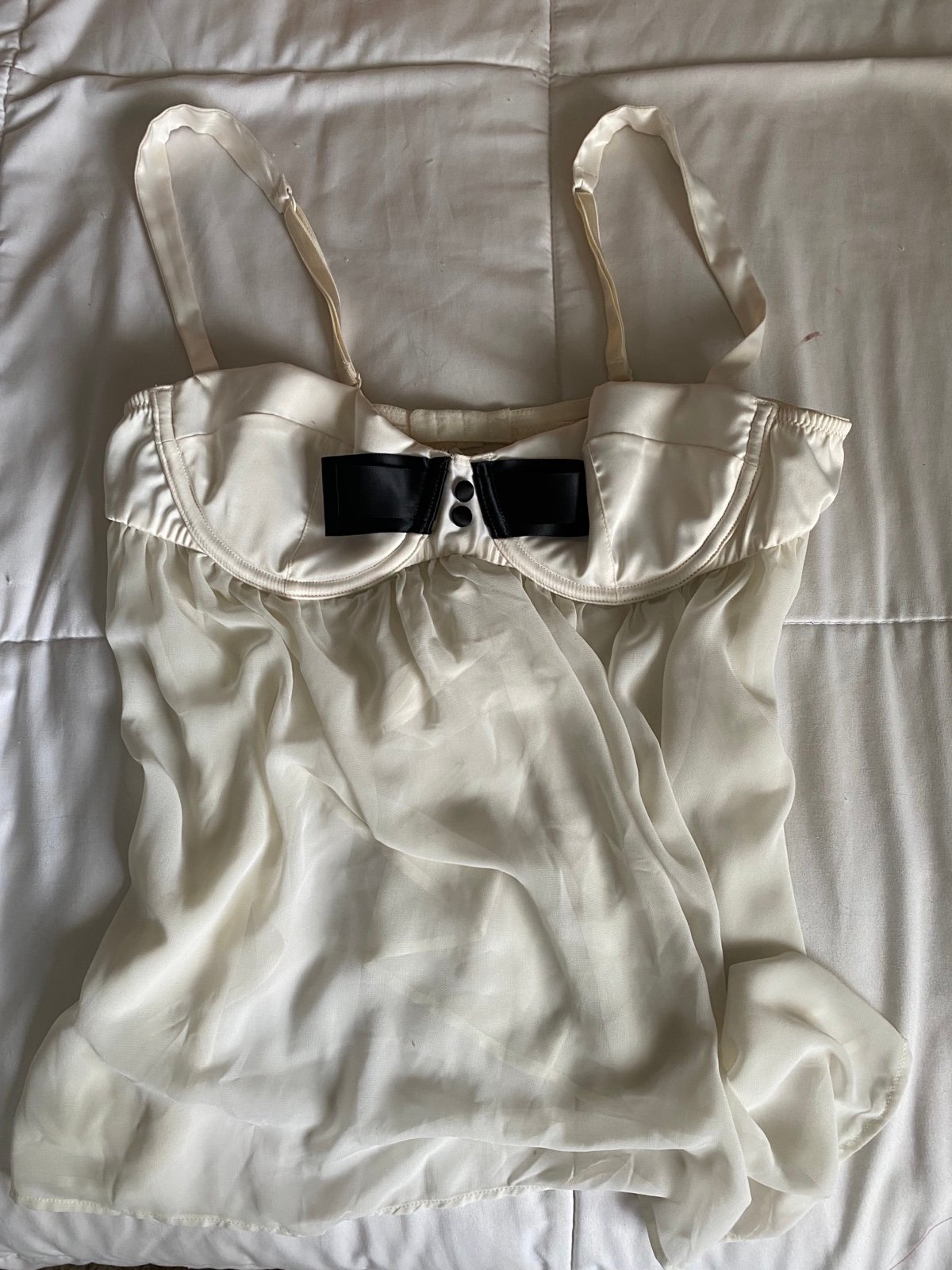 vintage grunge lingerie top