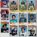 Buffalo Bills Topps Fleer Pro Set Football Trading Cards 1966 to 1991 Lot of 50